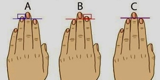 Parmağınızın boyu karakteriniz hakkında inanılmaz bilgiler veriyor