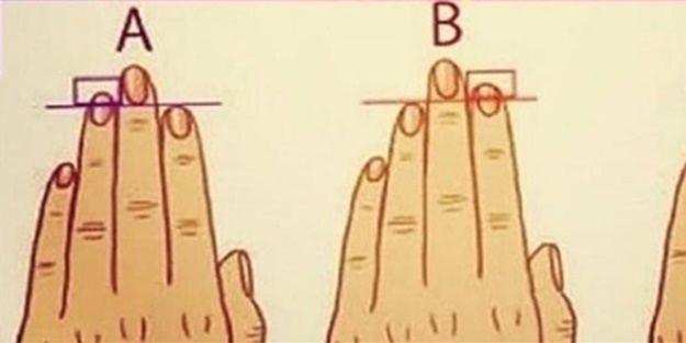 Parmaklarınız karakterinizi gösteriyor