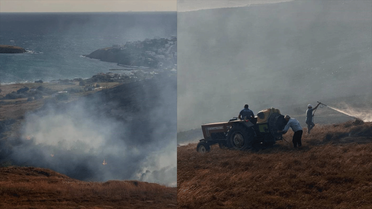 Paşalimanı Adası Yanıyor