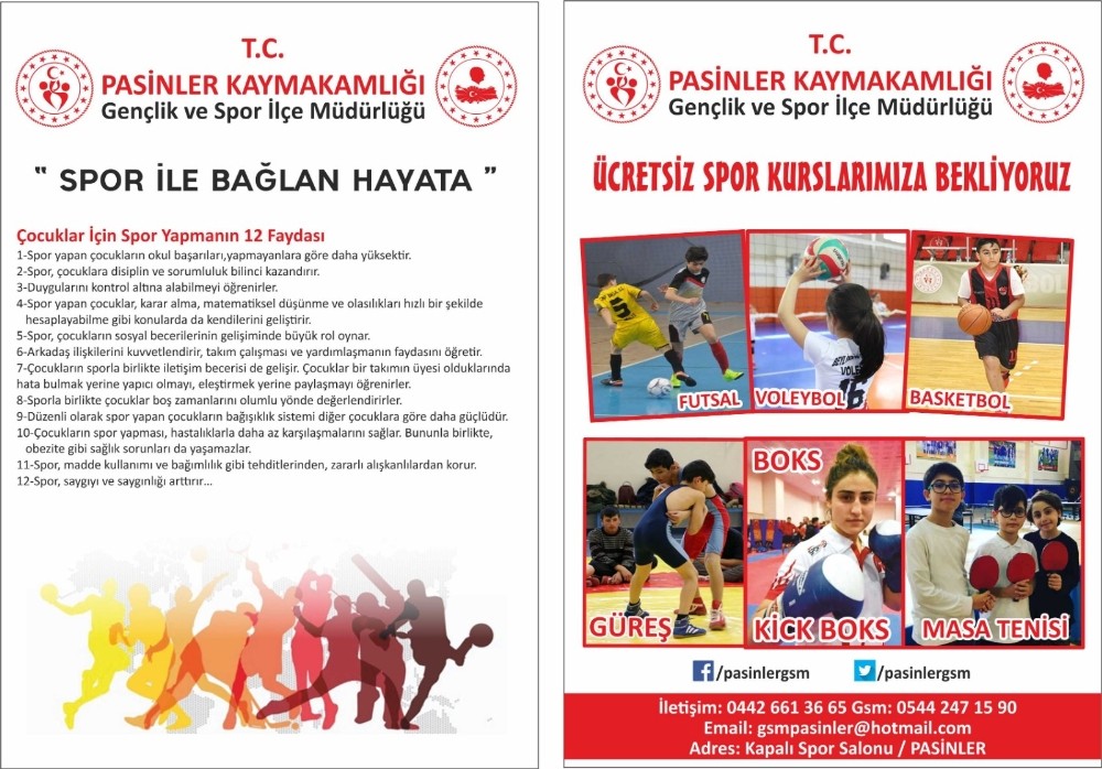 Pasinler’de Spor İle Bağlan Hayata 