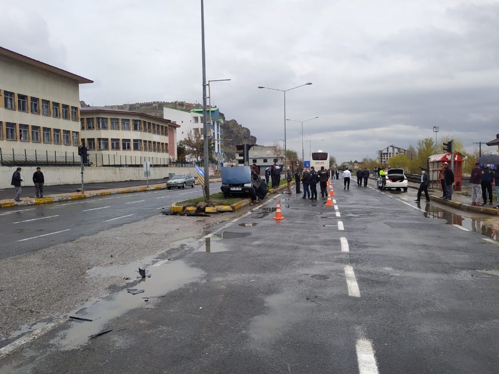 Pasinler’de trafik kazası: 1 ölü 