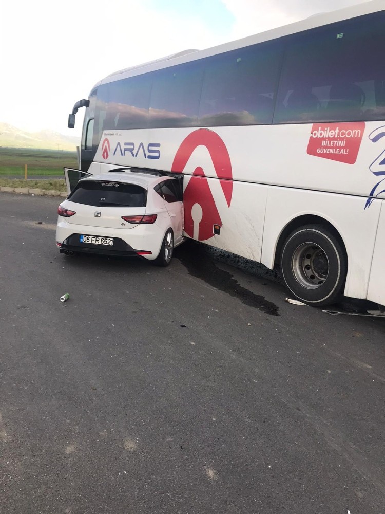 Pasinler’de trafik kazası: 1 yaralı 