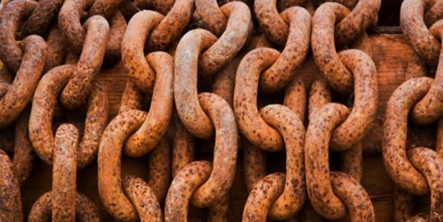 Paslı zincirden öyle bir şey yaptılar ki!