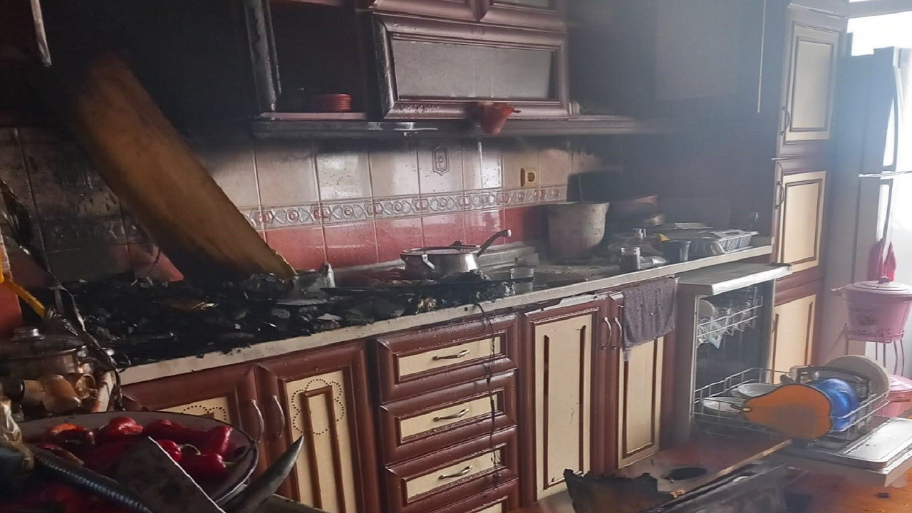 Patates kızartırken olanlar oldu