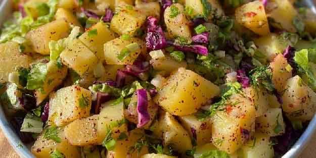 Patates salatası tarifi nasıl yapılır? Alternatif patates salatası
