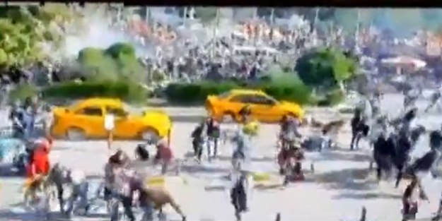 Patlama sonrası yaşanan panik anı