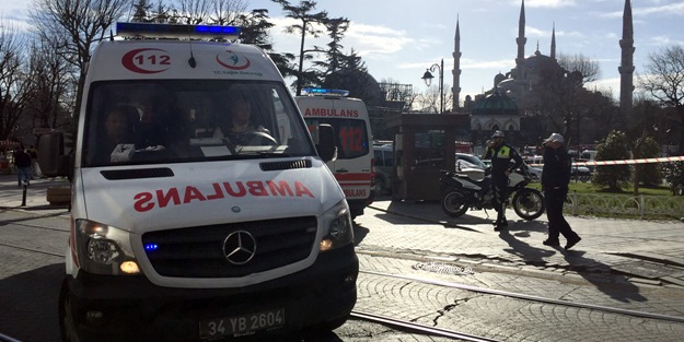 Patlama yerinden ilk kareler