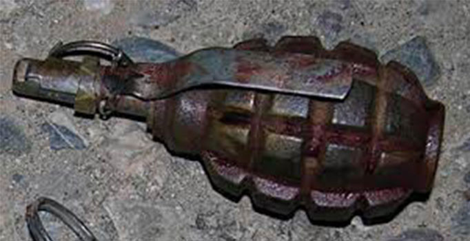 Patlamamış el bombaları bulundu