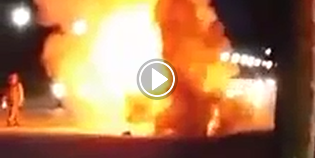 Samsung telefon otomobilin içinde patladı!