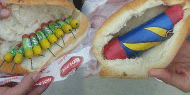 İçeriye böyle soktular...