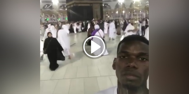 Paul Pogba'nın 'Umre' görüntüleri