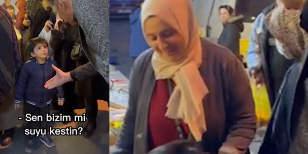 Pazarda teftiş yapan Belediye Başkanına küçük çocuktan zor sorular!