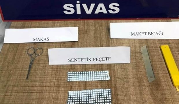 Peçeteye emdirilmiş 223 uyuşturucu tablet yakalandı!