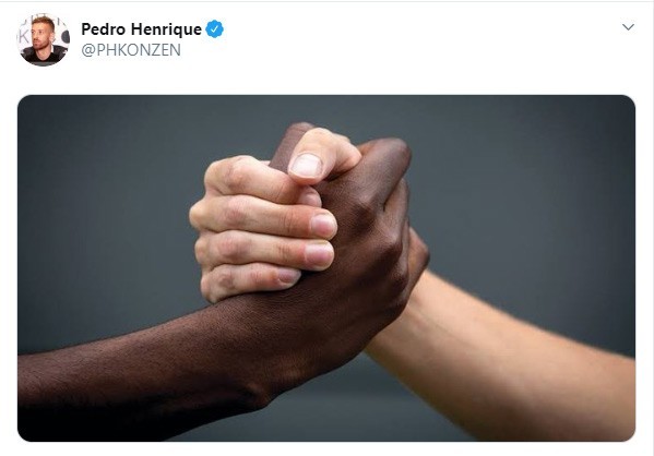 Pedro’dan ırkçılık paylaşımı 