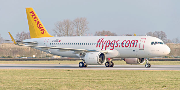 Pegasus’un uçağı ‘Eylül Masal’ geldi