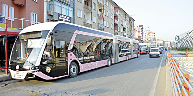 Pembe trambüse destek