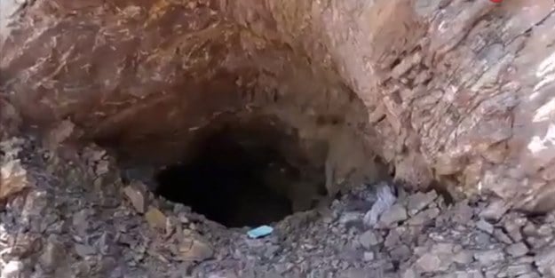 Pençe Harekatı'nda Türk askeri 3 katlı mağarıyı ele geçirdi!