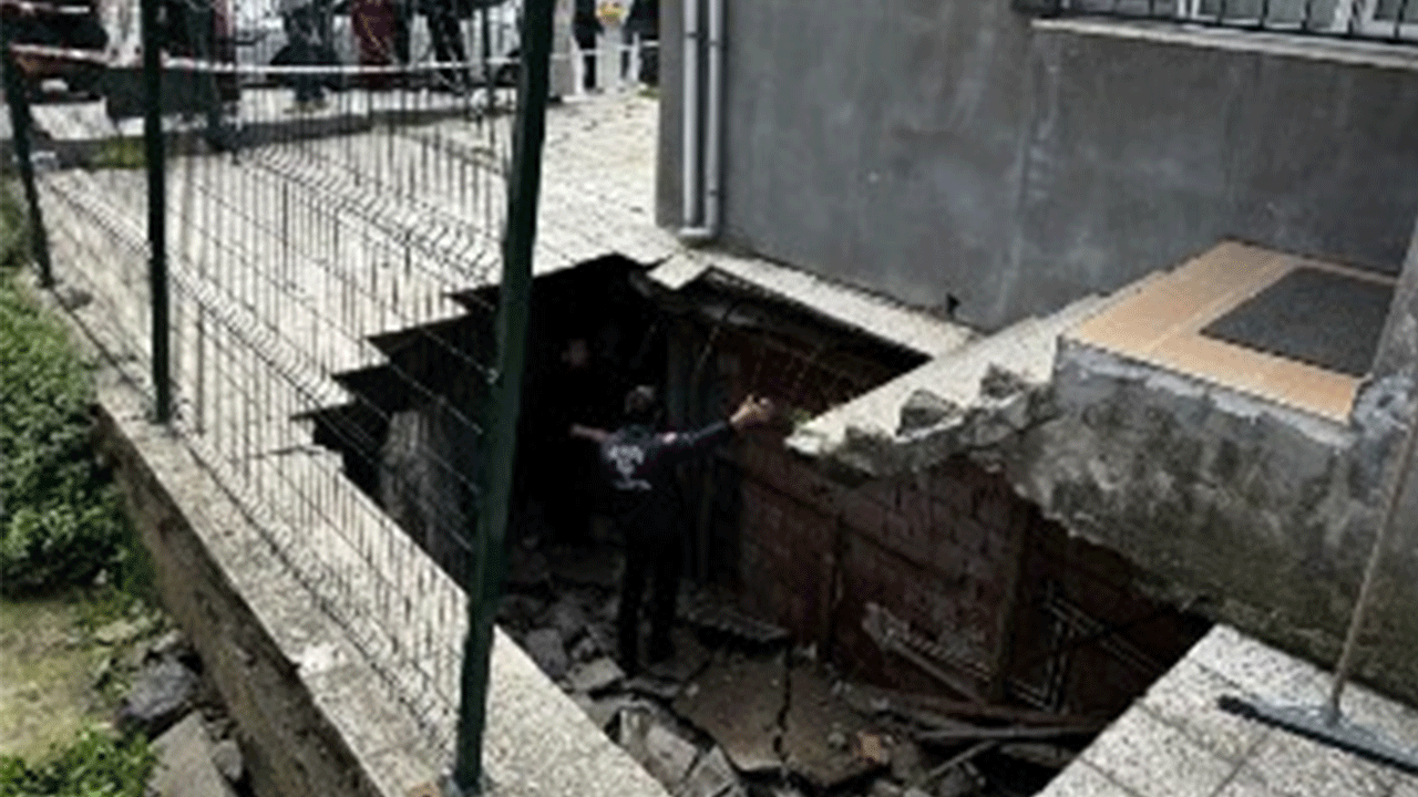 Pendik'te 4 katlı binada çökme!