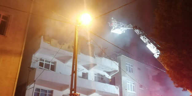 Pendik'te korkutan yangın