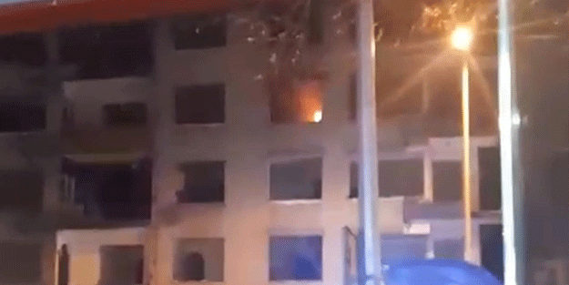 Pendik'te metruk binada yangın