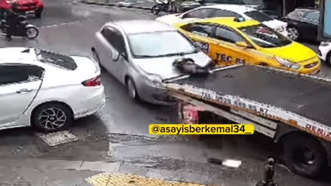 Pendik’te trafik tartışması kanlı bitti! Otomobil sürücüsü kuryeyi ezdi