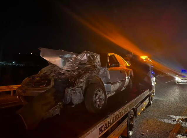 Pert olan bu araçtan sağ çıktılar!