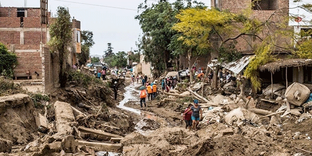 Peru'da El Nino etkisi nedeniyle 18 bölgede OHAL ilan edildi