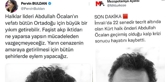 Pervin Buldan'dan ‘Abdullah Öcalan öldü’ iddiası! Bir domuz kadar sağlıklı ve hayatta…