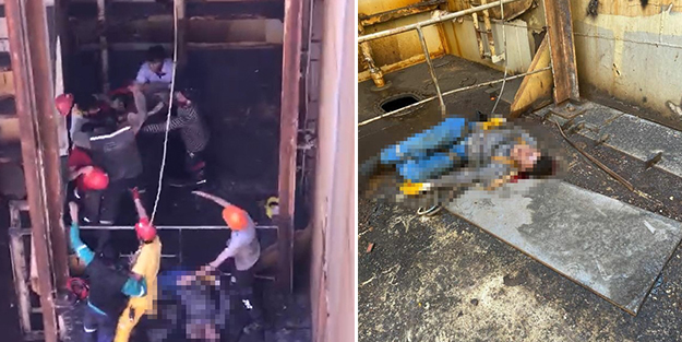 Pes artık! Ölen işçinin başında yumruk yumruğa kavga ettiler