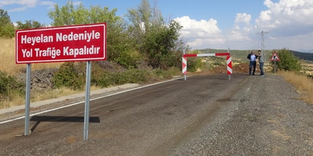 'Pes' dedirten ihmalkarlık! Heyelan nedeniyle ulaşıma kapanan yol 3 aydır kapalı!