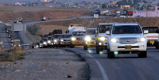 Peşmerge Kobani için yola çıktı!