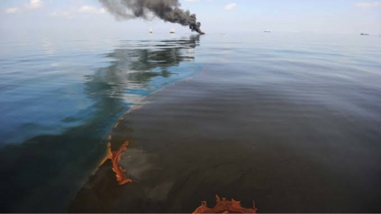 Petrol oluk oluk denize aktı! Karadeniz kapkara oldu