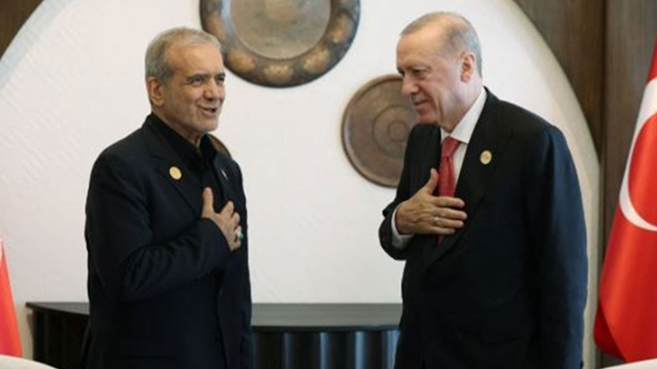 Erdoğan ile görüşen Pezeşkiyan: Türk milletini takdir ediyoruz!