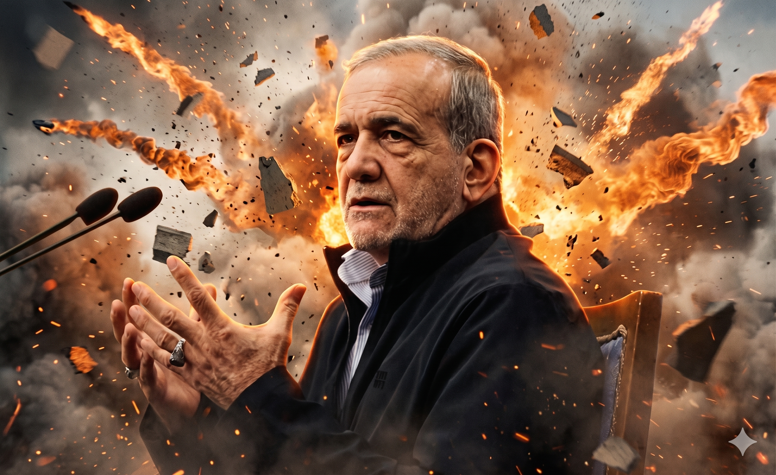 Pezeşkiyan'dan ABD'ye mesaj: Savaş peşinde değiliz, teslim olmayacağız