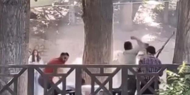 Piknik alanını savaş alanına çevirdiler