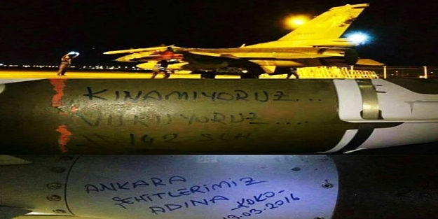 Pilotlar, PKK'ya bombalarla mesaj yolladı