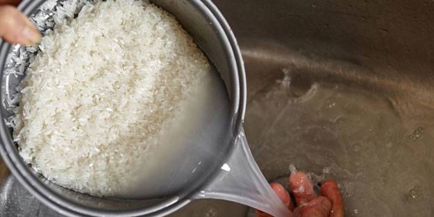 Pirinci süzdükten sonra suyunu dökmemek için 8 neden