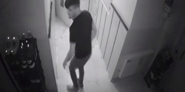 Pişkin hırsız! Misafir olarak gittiği apartmanda ayakkabı çaldı