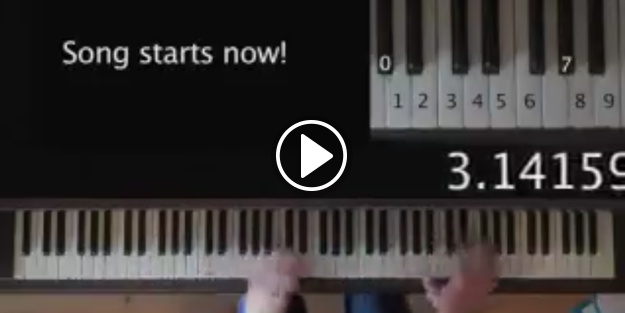 'Pi'yi piyanoya işleyince ortaya çıkan müzik