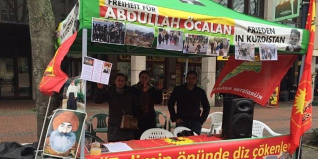 PKK çadırına polis koruması