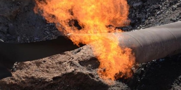 PKK, doğalgaz hattını havaya uçurdu