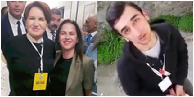 PKK ile ittifak kuran İP'li kadından AK Partili gence aşağılık hareket!