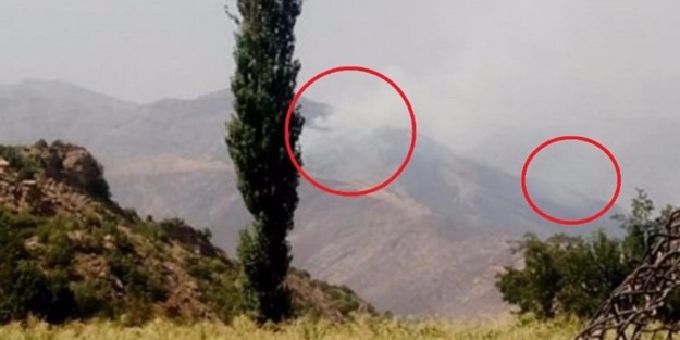 PKK kampları ateş altına alındı