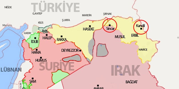 PKK Kandil’i boşaltıp Sincar’a kaçmaya çalışıyor