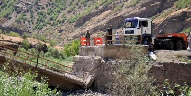 PKK köprüye patlayıcı döşedi
