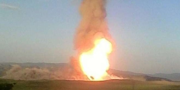 PKK saldırdı, doğalgaz akışı kesildi