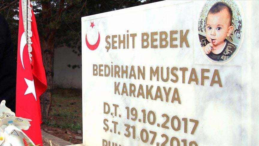 PKK şehit etmişti... Bedirhan bebek unutulmadı