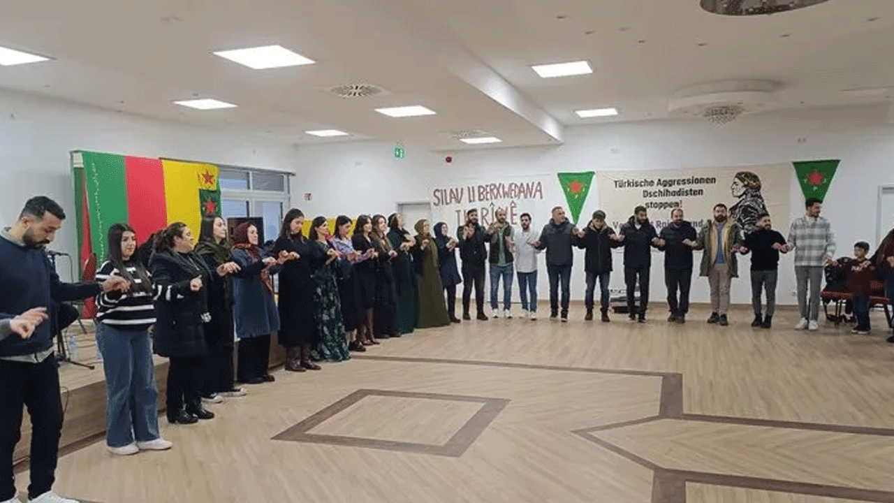 PKK ve YPG flamalarıyla skandal etkinlik