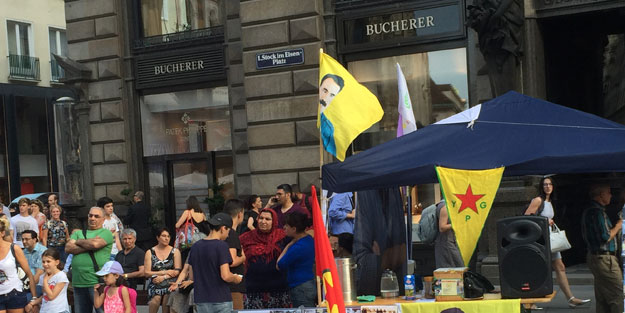 PKK Viyana'da stand açtı