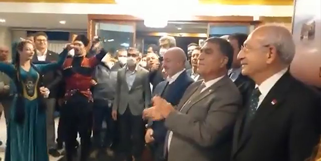 HDP ile ittifak yapan Kılıçdaroğlu'na 'Mustafa Kemal Paşa'lı karşılama